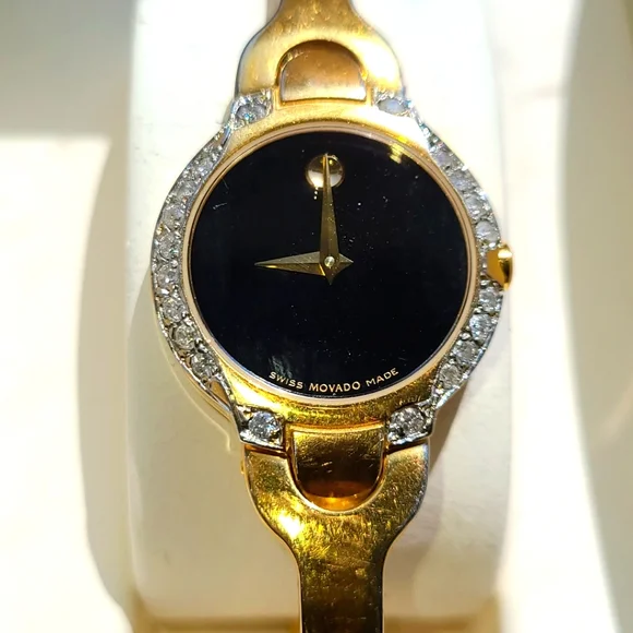 Movado | Accessories | Movado Diamond Trimmed Watch | Poshmark display picture 3